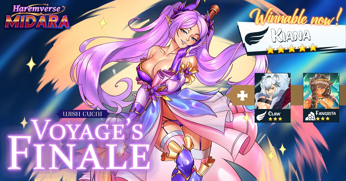 Kiana Enters the Fray in HaremVerse Midara's Wish Event