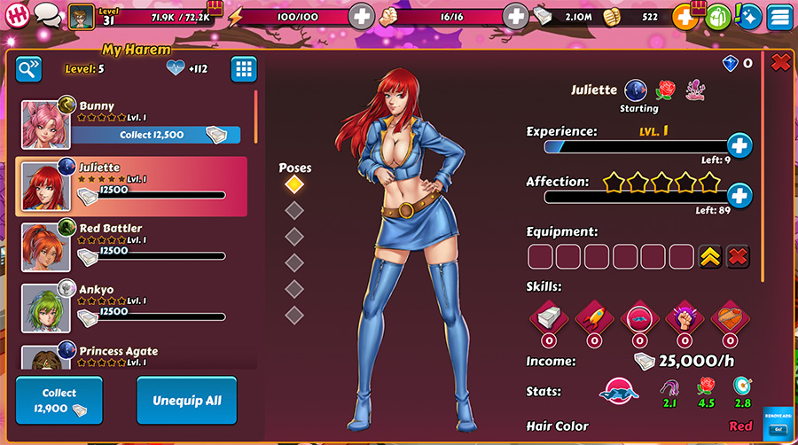 Hentai Heroes screenshot 1