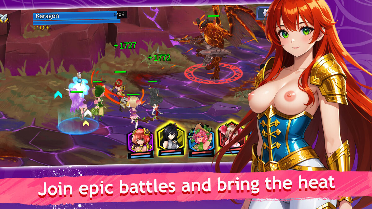 Horny Waifu: Kaiju Strike screenshot 1