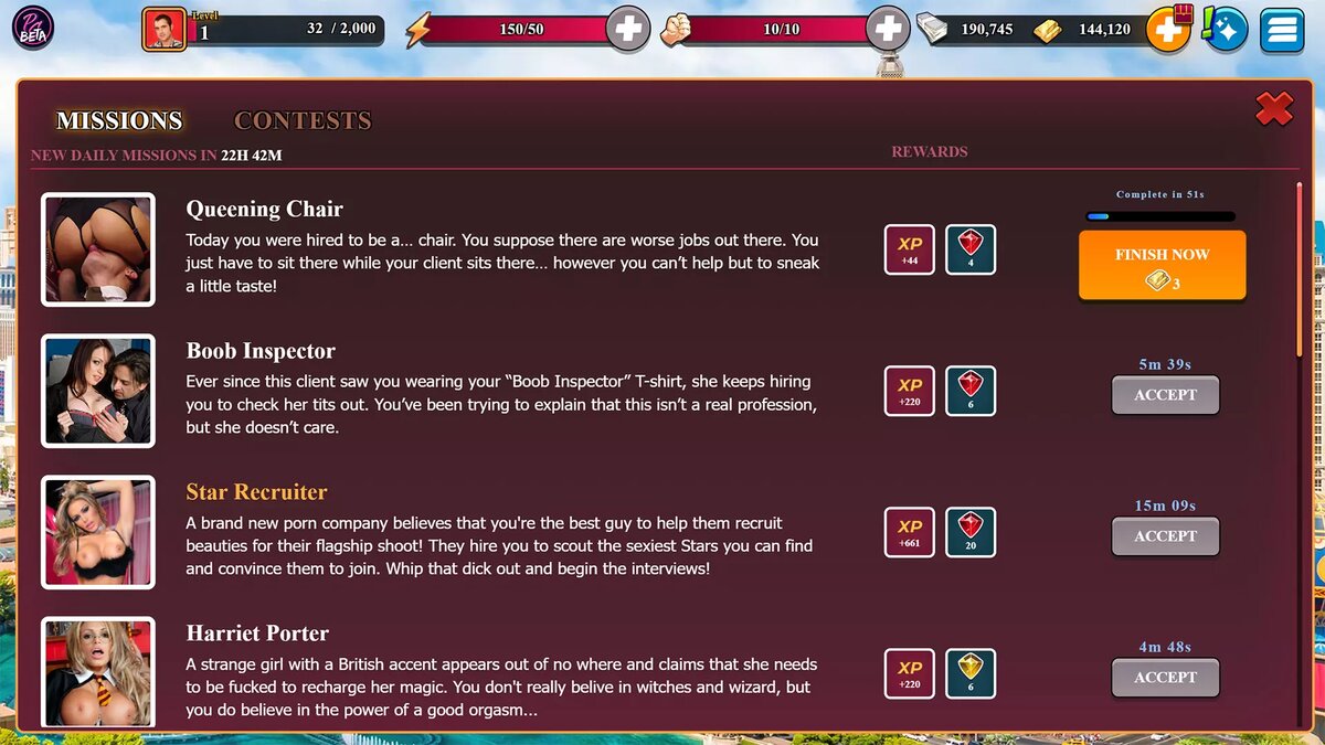 Pornstar Harem screenshot 8