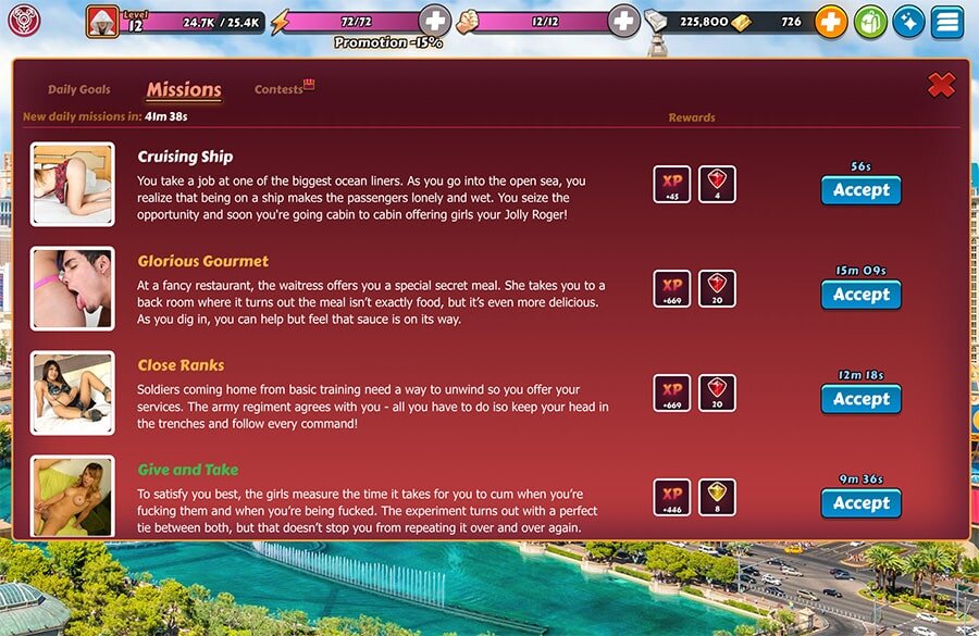 Trans Pornstar Harem screenshot 7